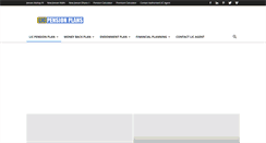 Desktop Screenshot of licpensionplan.com